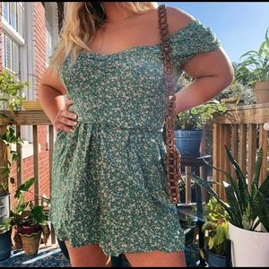 American Eagle Floral Romper